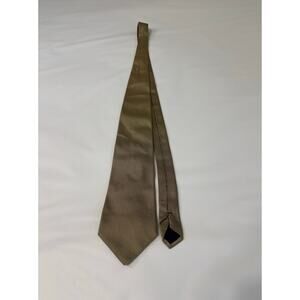 Italian made 100% silk tie from Banana Republic, optical illusion gold and black